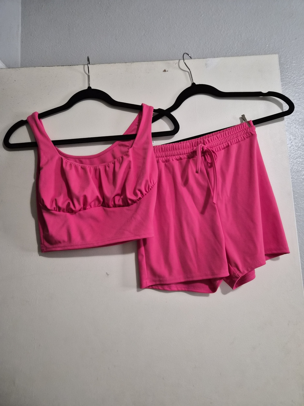 Pink Women's Lounge Top & Shorts Set